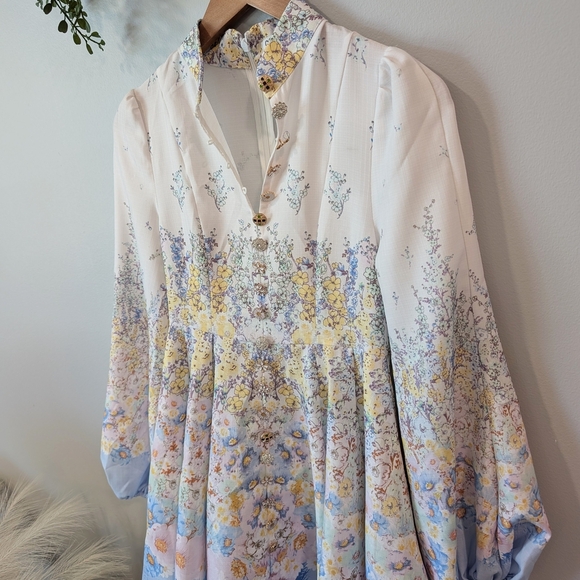 Oo la La! Floral Boho Dress with Bell Sleeves - Picture 8 of 16